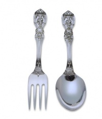 Reed & Barton Francis First Sterling Silver 2-Piece Baby Flatware Set Reed & Barton Francis First Sterling Silver 2-Piece Baby Flatware Set