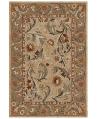 With a riot of blossoms and vines in a beautiful gold palette, Dalyn's elegant Galleria rug is simply made to be admired. But the best news is that a durable poly-acrylic weave makes the lovely rug perfect for high-traffic areas! With a riot of blossoms and vines in a beautiful gold palette, Dalyn's elegant Galleria rug is simply made to be admired. But the best news is that a durable poly-acrylic weave makes the lovely rug perfect for high-traffic areas!