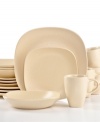 Set tables of four with the casual ease of a Gibson dinnerware set. Modern place settings in fuss-free stoneware with a creamy vanilla finish are a versatile go-to every day of the week.