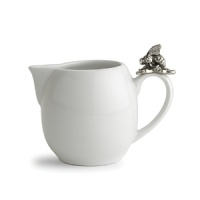 Enchanting birds, bees and butterflies perch atop these handcrafted serving pieces from Arte Italica. Softly curved porcelain silhouettes are warmly countered by rich, shining pewter Enchanting birds, bees and butterflies perch atop these handcrafted serving pieces from Arte Italica. Softly curved porcelain silhouettes are warmly countered by rich, shining pewter