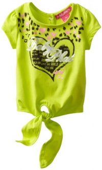 Baby Phat - Kids Baby-Girls Infant Front Print Tee, Acid Lim, 18