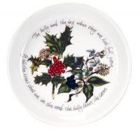 Portmeirion Holly and Ivy Coasters/Sweet Dishes, Set of 2 Portmeirion Holly and Ivy Coasters/Sweet Dishes, Set of 2