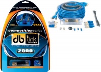 DB Link CK4Z 4 Gauge Competition Series Amplifier Installation Kit-Blue DB Link CK4Z 4 Gauge Competition Series Amplifier Installation Kit-Blue