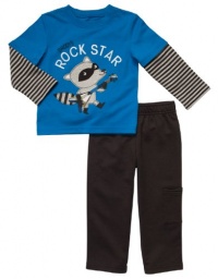 Carter's Baby Boys 3-24 Months 2 Piece Daddy's Rock Star Pant Set Carter's Baby Boys 3-24 Months 2 Piece Daddy's Rock Star Pant Set
