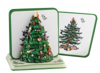 Spode Christmas Tree Coaster 5-Piece Set Spode Christmas Tree Coaster 5-Piece Set