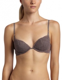 Calvin Klein Women's Envy Lace Demi Bra,Smoke,32DD Calvin Klein Women's Envy Lace Demi Bra,Smoke,32DD