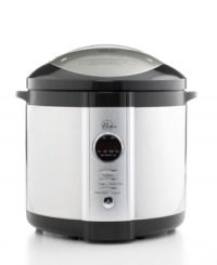 Jump-start your cooking and create something great with Wolfgang Puck's energy efficient pressure cooker. With preset programs for rice, meat, vegetables, soup and stew, this intuitive appliance quickly turns ingredients into a gourmet meal. One-year warranty. Model WPPCR020. Jump-start your cooking and create something great with Wolfgang Puck's energy efficient pressure cooker. With preset programs for rice, meat, vegetables, soup and stew, this intuitive appliance quickly turns ingredients into a gourmet meal. One-year warranty. Model WPPCR020.
