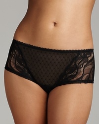 Mesh dotted overlay and floral lace decorate this pretty underwire bra from Wacoal. Style #845115 Mesh dotted overlay and floral lace decorate this pretty underwire bra from Wacoal. Style #845115