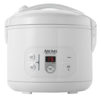 Aroma ARC-996 12-Cup (Cooked) Digital Rice Cooker and Food Steamer, White