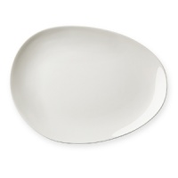 Borrowing from nature, this platter has a highly glossed surface and unusual contours, creating an interesting silhouette - a DVF signature - on the table. Borrowing from nature, this platter has a highly glossed surface and unusual contours, creating an interesting silhouette - a DVF signature - on the table.
