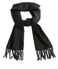 Man's Pure Cashmere Scarf - Black Man's Pure Cashmere Scarf - Black
