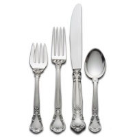 Gorham Chantilly 4-Piece Sterling Silver Flatware Place Set, Service for 1 Gorham Chantilly 4-Piece Sterling Silver Flatware Place Set, Service for 1