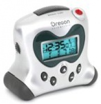 Oregon Scientific RM313PNA Self-Setting Projection Clock, Silver Oregon Scientific RM313PNA Self-Setting Projection Clock, Silver