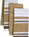 Foreston Trends 16 by 26-Inch Venice Towel, Taupe, Set of 4