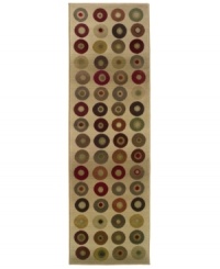 Circle 'round. The Generations Collection is gaining new ground in a rich palette of reds, greens, browns and plums-- 36 colors in all set against a neutral background. Cross-woven in stain-resistant polypropylene. Satisfying every taste from traditional to contemporary with undeniable style. Circle 'round. The Generations Collection is gaining new ground in a rich palette of reds, greens, browns and plums-- 36 colors in all set against a neutral background. Cross-woven in stain-resistant polypropylene. Satisfying every taste from traditional to contemporary with undeniable style.