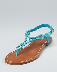Lauren Ralph Lauren Sandals - Alexa Rope Flat Lauren Ralph Lauren Sandals - Alexa Rope Flat