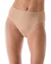 Hanes Women's Body Creations Microfiber Hi-Cut Panties 3 Pack Assorted