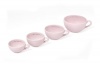 BlissHome Nigella Lawson's Living Kitchen Measuring Cups, Rosebud Pink, Set of 4