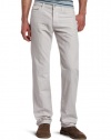 7 For All Mankind Men's Standard In Summer Linen Jean, Light Grey, 34