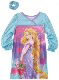 AME Sleepwear Girls 2-6X Sweetest Rapunzel Short Sleeve Nightgown, Multi, 6 AME Sleepwear Girls 2-6X Sweetest Rapunzel Short Sleeve Nightgown, Multi, 6
