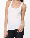 Ralph Lauren Womens White Tank Top In Large