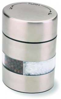Olde Thompson 4-Inch SS Combo Peppermill and Salt Grinder Olde Thompson 4-Inch SS Combo Peppermill and Salt Grinder