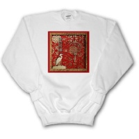 Crane and Lantern, Happy Chinese New Year in Chinese - Adult SweatShirt Small Crane and Lantern, Happy Chinese New Year in Chinese - Adult SweatShirt Small