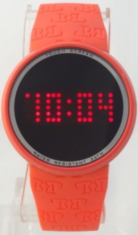 LED TOUCH SCRREN Digital Watch Time N Calender Red Plastic Band LED TOUCH SCRREN Digital Watch Time N Calender Red Plastic Band