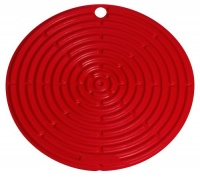 Le Creuset Silicone 8 Round Cool Tool, Cherry Le Creuset Silicone 8 Round Cool Tool, Cherry