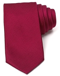 A textured masterpiece from Armani Collezioni, crafted in superior Italian silk for a luxurious complement to your fine dress shirting. A textured masterpiece from Armani Collezioni, crafted in superior Italian silk for a luxurious complement to your fine dress shirting.