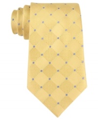 The strong silent type. This tie from Donald Trump is a minimalist with maximum impact. The strong silent type. This tie from Donald Trump is a minimalist with maximum impact.