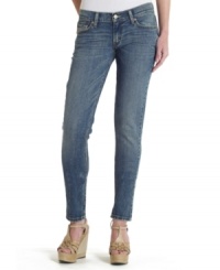 Say yes to these five-pocket jeans from Levi's for a go-to denim look that combines skinny leg style with 524's signature low rise! Say yes to these five-pocket jeans from Levi's for a go-to denim look that combines skinny leg style with 524's signature low rise!
