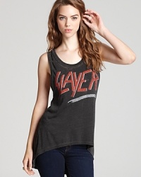 Rock out in pure style with this CHASER Slayer tank that's well suited for letting loose. Rock out in pure style with this CHASER Slayer tank that's well suited for letting loose.