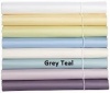Diane von Furstenberg Sensational Solids King Flat Sheet Grey Teal