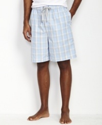 These light weight pajama shorts freshen up your comfortable evening-wear look. These light weight pajama shorts freshen up your comfortable evening-wear look.