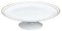 Vera Wang by Wedgwood Champagne Duchesse 10.5-Inch Footed Cake Stand Vera Wang by Wedgwood Champagne Duchesse 10.5-Inch Footed Cake Stand