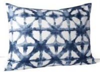 VERA WANG Indigo Blue SHIBORI Tie Dye KING PILLOW SHAM VERA WANG Indigo Blue SHIBORI Tie Dye KING PILLOW SHAM