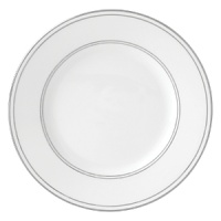 Sparkling platinum and mica accent this decidedly contemporary Vera Wang plate, lending a look that's fresh and dimensional. Sparkling platinum and mica accent this decidedly contemporary Vera Wang plate, lending a look that's fresh and dimensional.