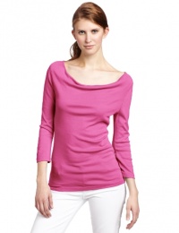 Three Dots Women's 3/4 Sleeve Cowl Neck Three Dots Women's 3/4 Sleeve Cowl Neck