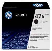 HP LaserJet 42A Black Print Cartridge - Retail Packaging HP LaserJet 42A Black Print Cartridge - Retail Packaging