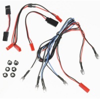 Bastens RC Car & Truck 6 LED Kit Set with Snap-In Holder Rings - 2 White Headlight / 2 Red Tail Lights / 2 Blue Fog or Parking Accessory Lights - fits any 1/10 & 1/16 scale Bastens RC Car & Truck 6 LED Kit Set with Snap-In Holder Rings - 2 White Headlight / 2 Red Tail Lights / 2 Blue Fog or Parking Accessory Lights - fits any 1/10 & 1/16 scale