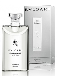 Reassuring, comforting and intimate, it is a luxuriously elegant expression of sensory pleasure. Delicate perfumed Eau Parfumée au thé blanc shampoo whose gentle cleansing action makes it perfect for daily use. Dermatologist tested.Top note: Artemesia. Heart note: White Tea. Base note: Musk. 6.8 oz. Reassuring, comforting and intimate, it is a luxuriously elegant expression of sensory pleasure. Delicate perfumed Eau Parfumée au thé blanc shampoo whose gentle cleansing action makes it perfect for daily use. Dermatologist tested.Top note: Artemesia. Heart note: White Tea. Base note: Musk. 6.8 oz.