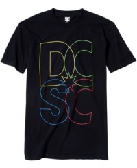 Watch it take shape. Build your outfit around this graphic t-shirt from DC Shoes for casual style that will keep you cool anywhere you go. Watch it take shape. Build your outfit around this graphic t-shirt from DC Shoes for casual style that will keep you cool anywhere you go.