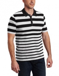 Perry Ellis Men's Short Sleeve Stripe Pique Polo Perry Ellis Men's Short Sleeve Stripe Pique Polo