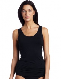 Hanro Women's Cotton Superior Camisole Bra, Black, Large Hanro Women's Cotton Superior Camisole Bra, Black, Large