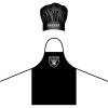 NFL Oakland Raiders Chef Hat and Apron Set