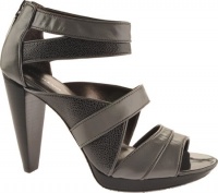 Calvin Klein Women's Deliah Strappy Platform Sandal,Graphite,6.5 M