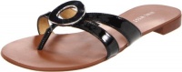 Nine West Women's Racket Thong Sandal,Black,7 M US Nine West Women's Racket Thong Sandal,Black,7 M US