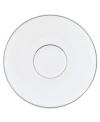 For nearly 150 years, Lenox has been renowned throughout the world as a premier designer and manufacturer of fine china. The simple and classic Hannah Platinum pattern brings a timeless refinement to your formal entertaining table, in pure white bone china embossed with a subtle palmetto-leaf design, and banded in platinum.