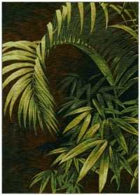 Tommy Bahama Polynesian Palms Area Rug, 1.10-Feet by 2.9-Feet, Dark Brown Tommy Bahama Polynesian Palms Area Rug, 1.10-Feet by 2.9-Feet, Dark Brown